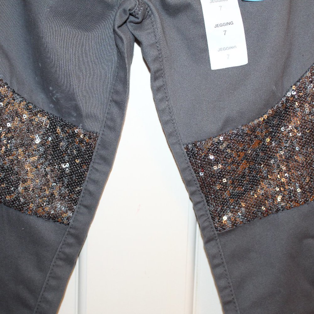 *NEW* Cute flashy pants sz 7 - Picture 2 of 7